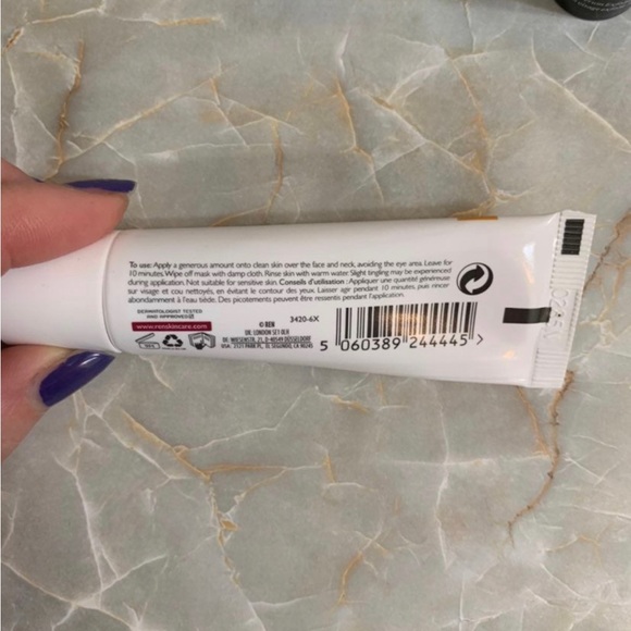 Lactic Acid Facial Serum and Mask Minis 2 Piece Biossance & Ren Bundle - NEW - Picture 3 of 3